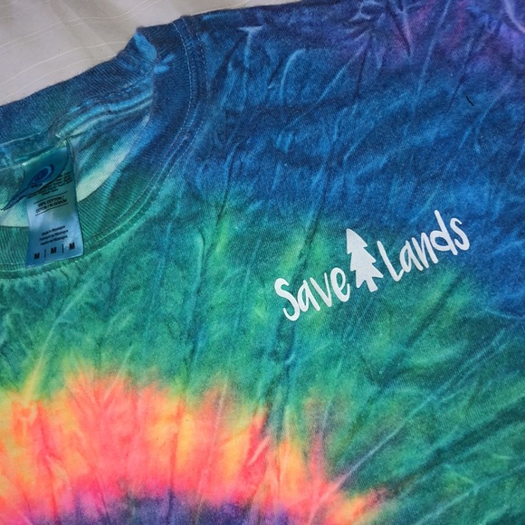 Save lands tie dye shirt - Picture 2 of 3